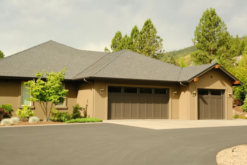 Modern House Exterior Painting Project Finished residential exterior painting project in Southern Oregon