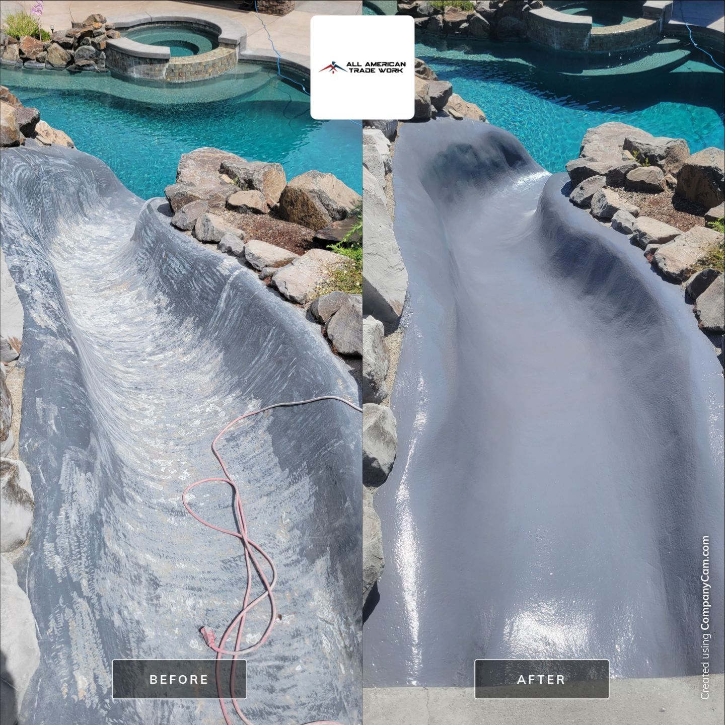 Jacksonville Waterslide Refinishing With Concrete Repair and Industrial Coatings Jacksonville Waterslide Refinishing With Concrete Repair and Industrial Coatings